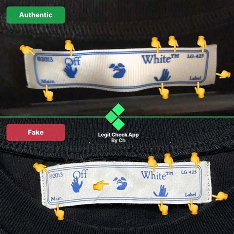 how to spot fake off white clothing|counterfeit off white shirts.